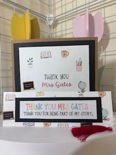 Teacher Thank You Bundle - Card and Bookmark