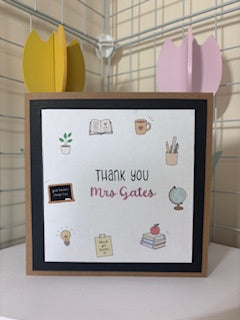 Teacher Thank You Bundle - Card and Bookmark