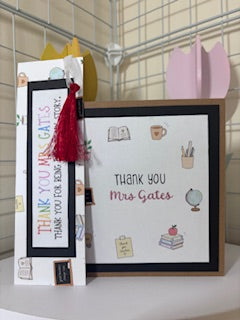 Teacher Thank You Bundle - Card and Bookmark