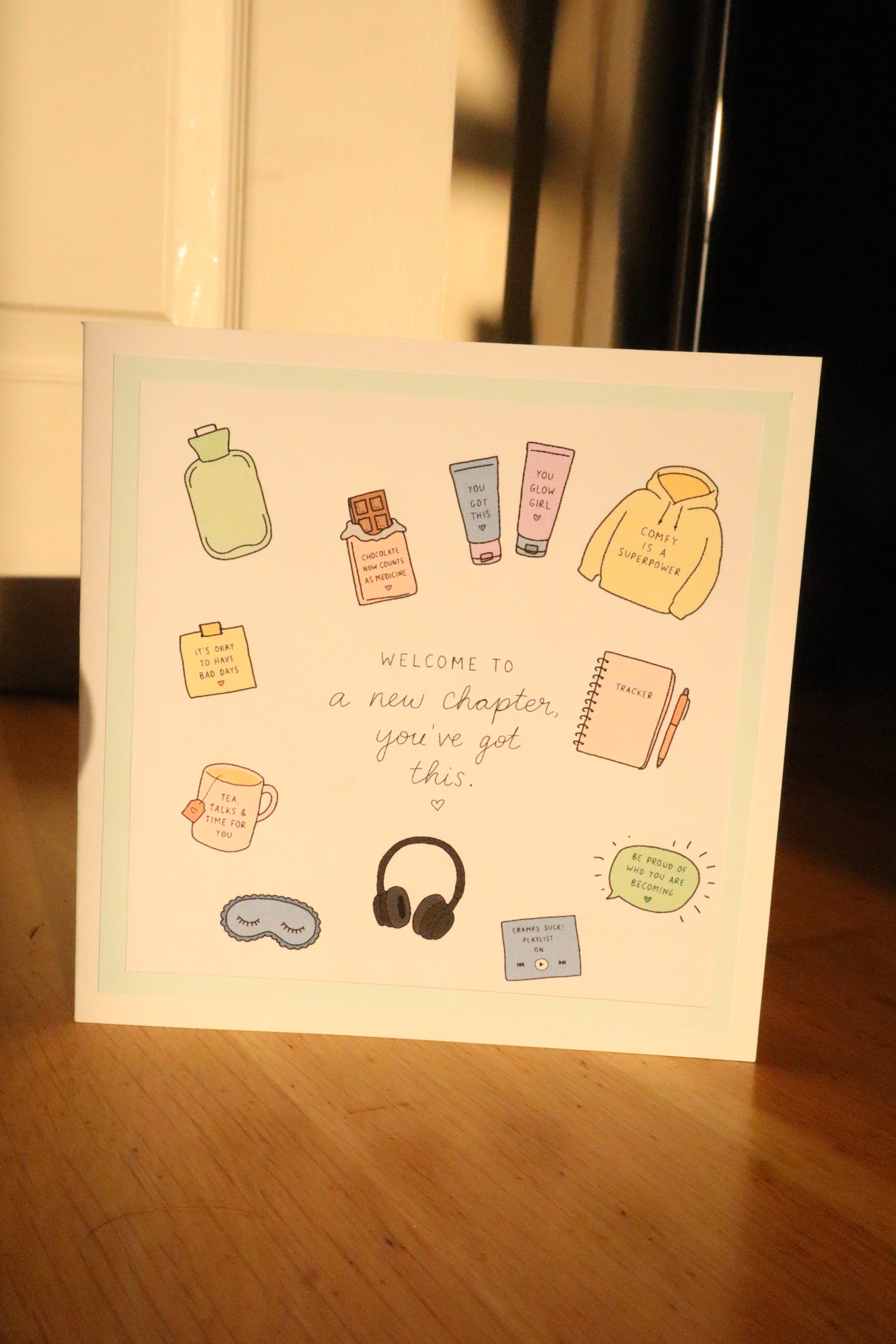First Period/Puberty Card