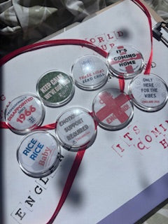 England World Cup Badges