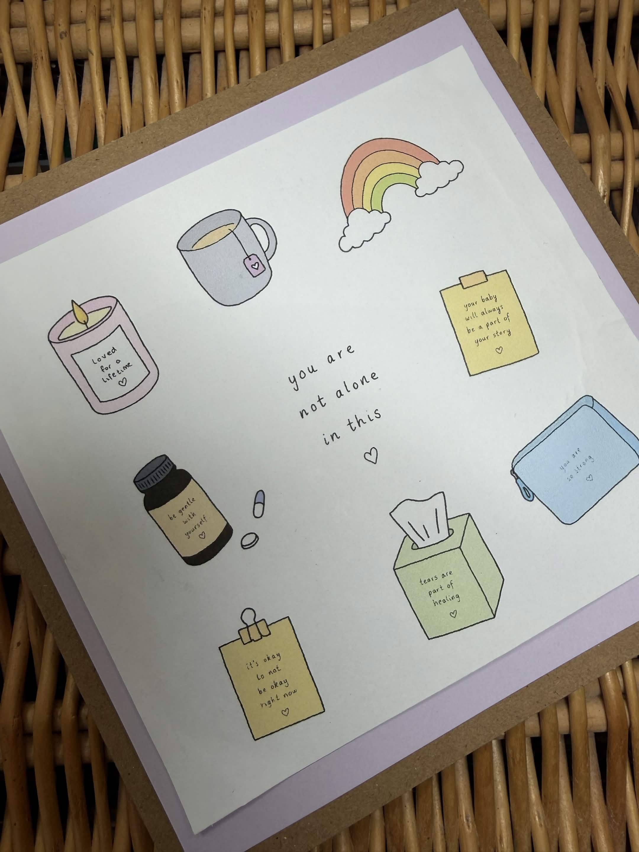 Miscarriage/Loss of a baby Support Card